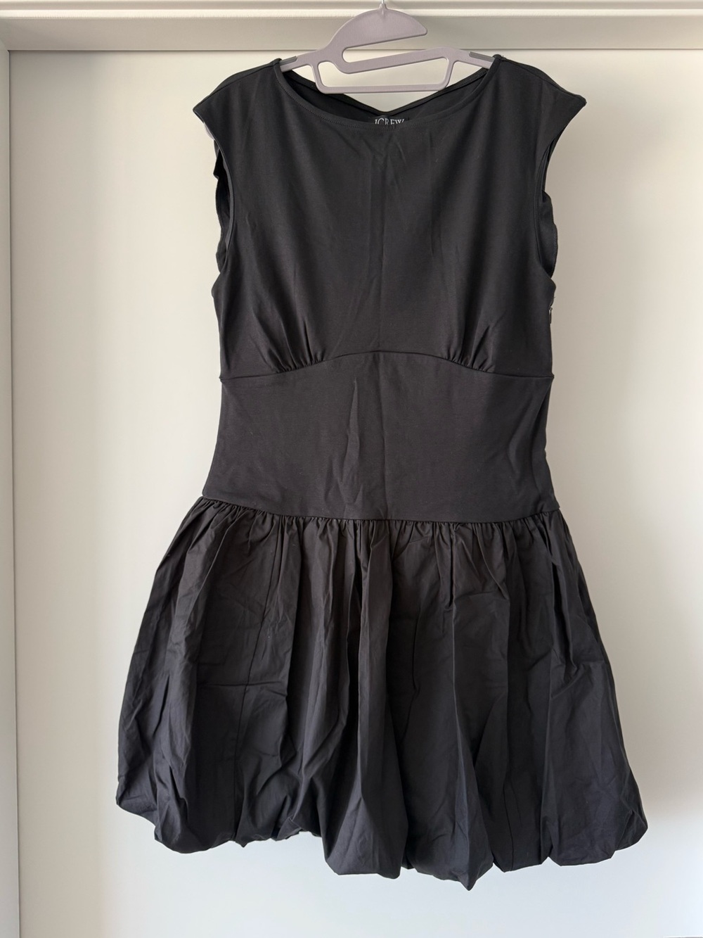 J.Crew Bubble-Hem Mixy Dress